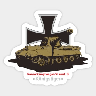 German Konigstiger heavy tank Sticker